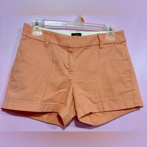 J. Crew Peach Chino Bermuda Shorts